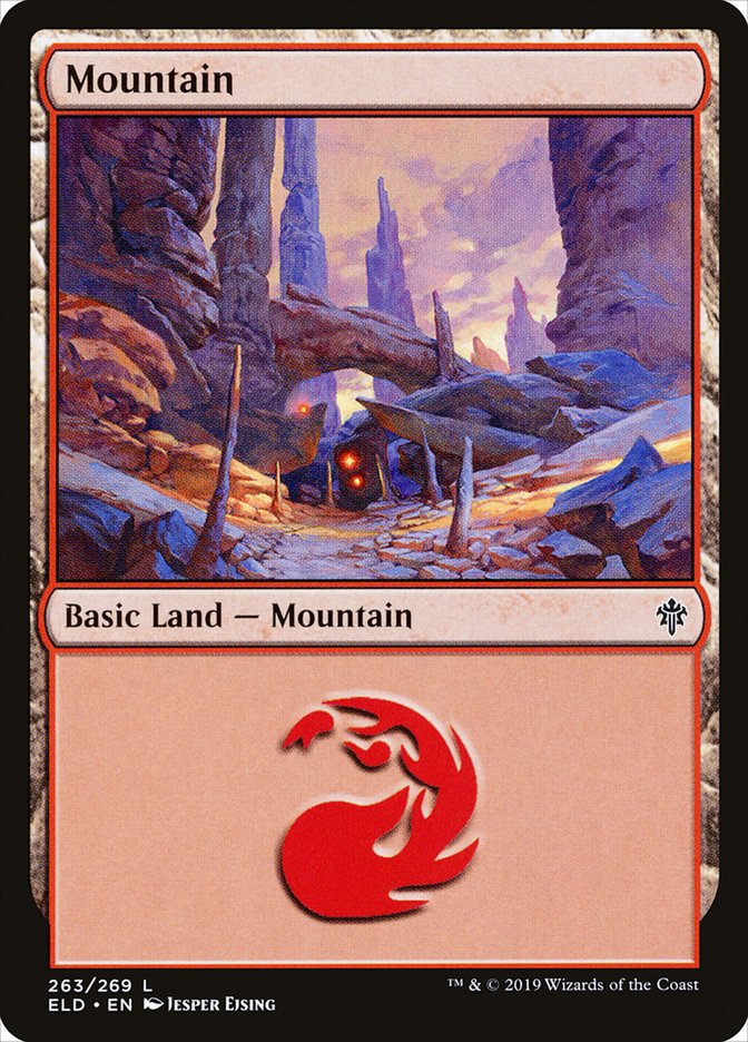 Mountain (263) [Throne of Eldraine] | Sanctuary Gaming