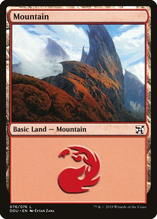 Mountain (76) [Duel Decks: Elves vs. Inventors] | Sanctuary Gaming