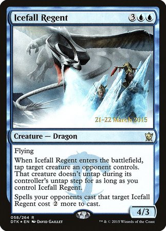 Icefall Regent [Dragons of Tarkir Promos] | Sanctuary Gaming