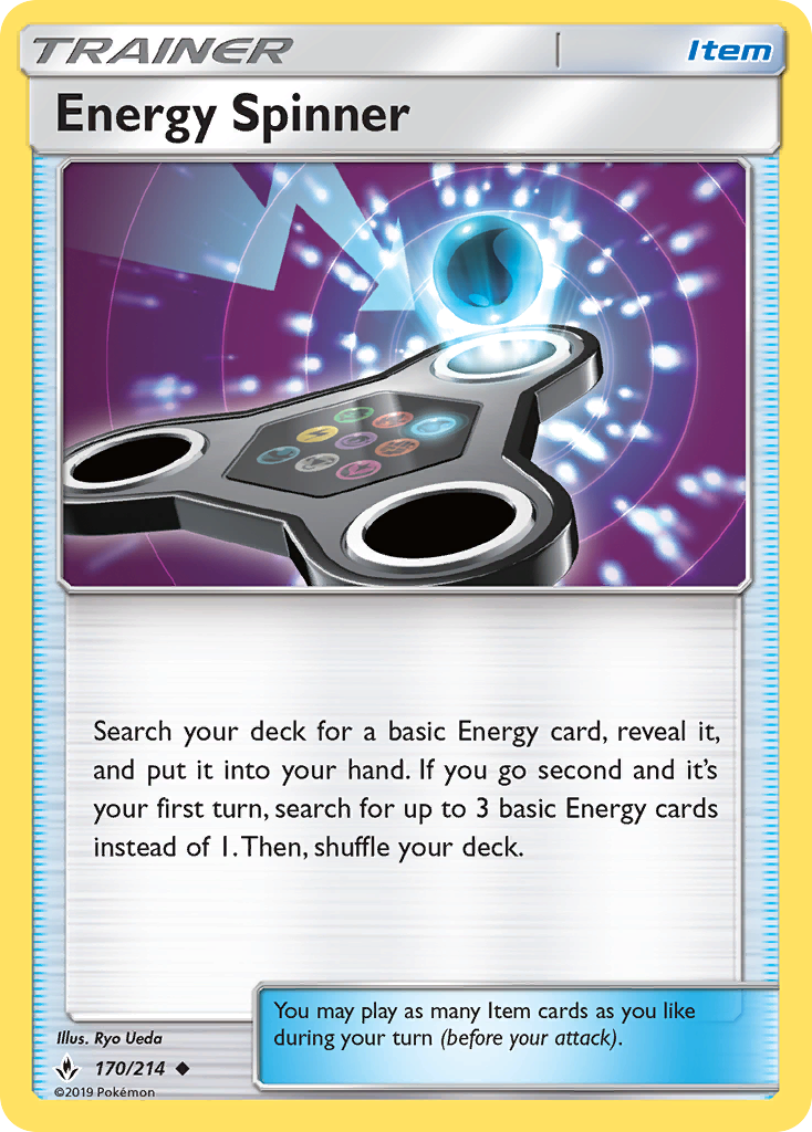 Energy Spinner (170/214) [Sun & Moon: Unbroken Bonds] | Sanctuary Gaming