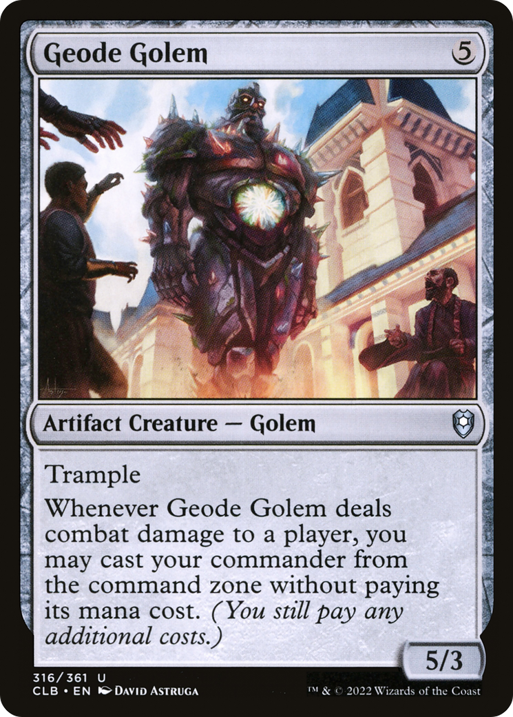 Geode Golem [Commander Legends: Battle for Baldur's Gate] | Sanctuary Gaming