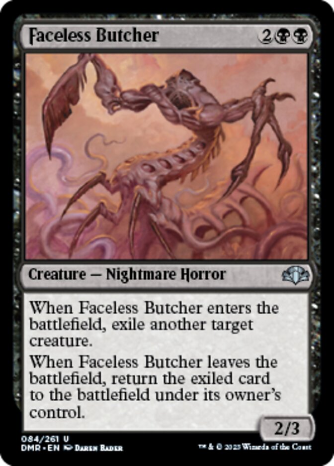 Faceless Butcher [Dominaria Remastered] | Sanctuary Gaming