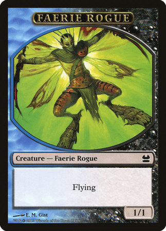 Faerie Rogue Token (Blue/Black) [Modern Masters Tokens] | Sanctuary Gaming