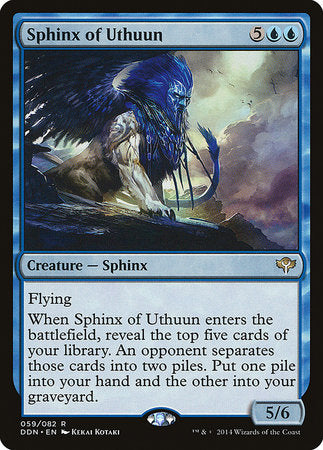 Sphinx of Uthuun [Duel Decks: Speed vs. Cunning] | Sanctuary Gaming