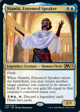 Niambi, Esteemed Speaker [Core Set 2021] | Sanctuary Gaming