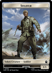 Soldier // Mutant Double-Sided Token [Doctor Who Tokens] | Sanctuary Gaming