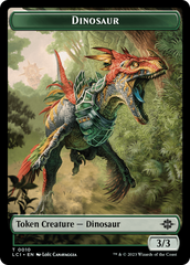 Gnome // Dinosaur (0010) Double-Sided Token [The Lost Caverns of Ixalan Tokens] | Sanctuary Gaming