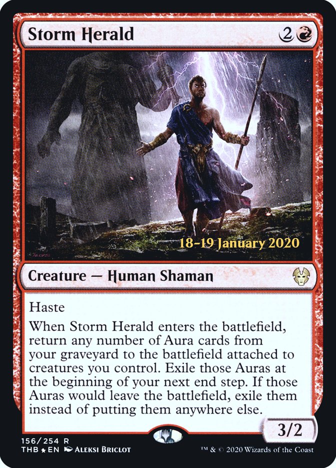 Storm Herald [Theros Beyond Death Prerelease Promos] | Sanctuary Gaming