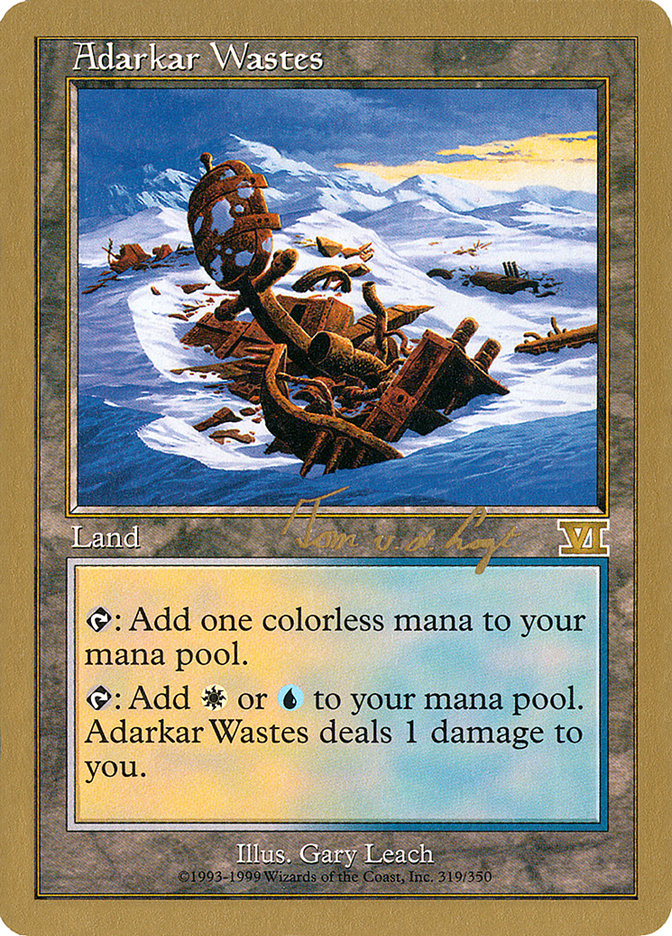 Adarkar Wastes (Tom van de Logt) [World Championship Decks 2000] | Sanctuary Gaming