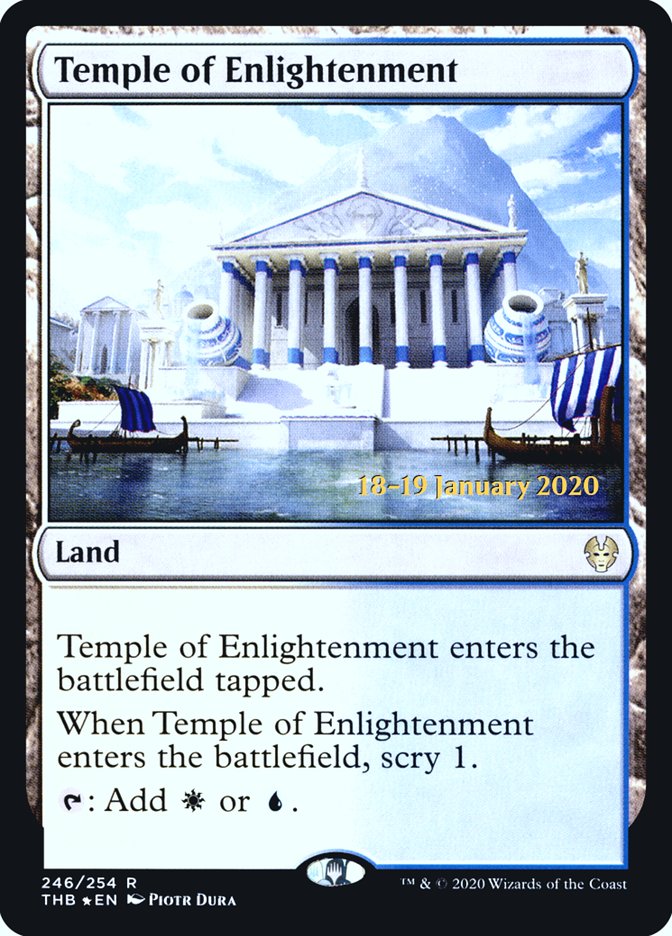 Temple of Enlightenment [Theros Beyond Death Prerelease Promos] | Sanctuary Gaming