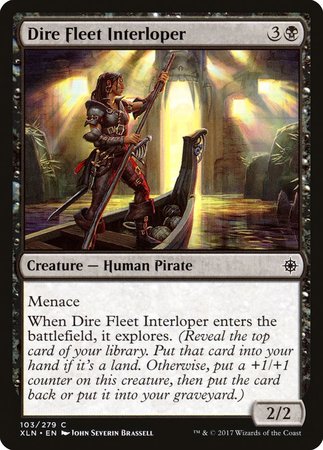 Dire Fleet Interloper [Ixalan] | Sanctuary Gaming