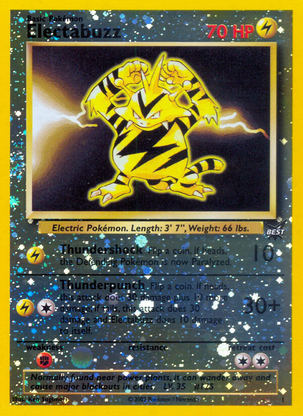Electabuzz (1) [Best of Promos] | Sanctuary Gaming