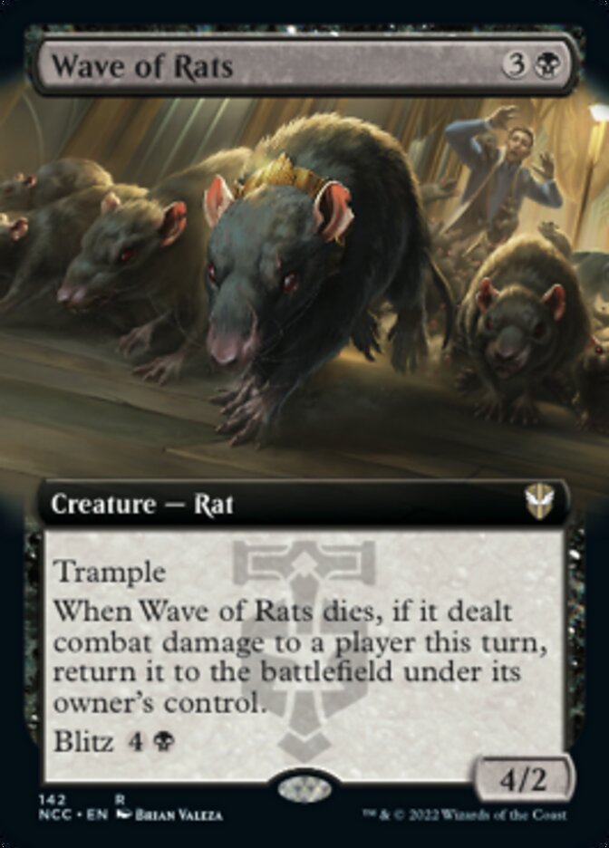 Wave of Rats (Extended Art) [Streets of New Capenna Commander] | Sanctuary Gaming