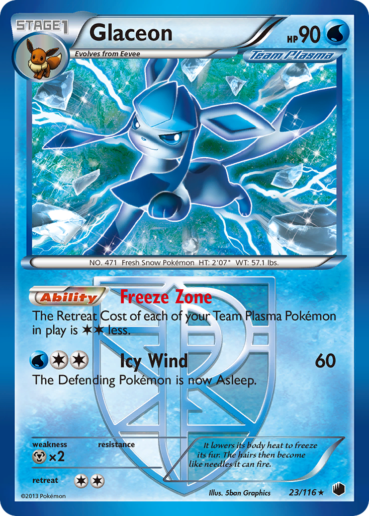 Glaceon (23/116) [Black & White: Plasma Freeze] | Sanctuary Gaming