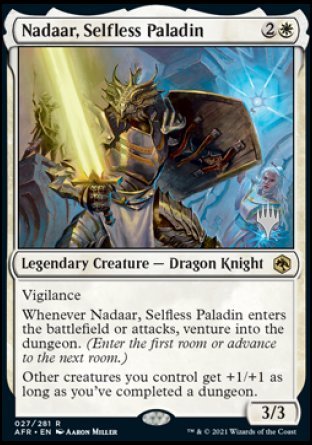 Nadaar, Selfless Paladin (Promo Pack) [Dungeons & Dragons: Adventures in the Forgotten Realms Promos] | Sanctuary Gaming