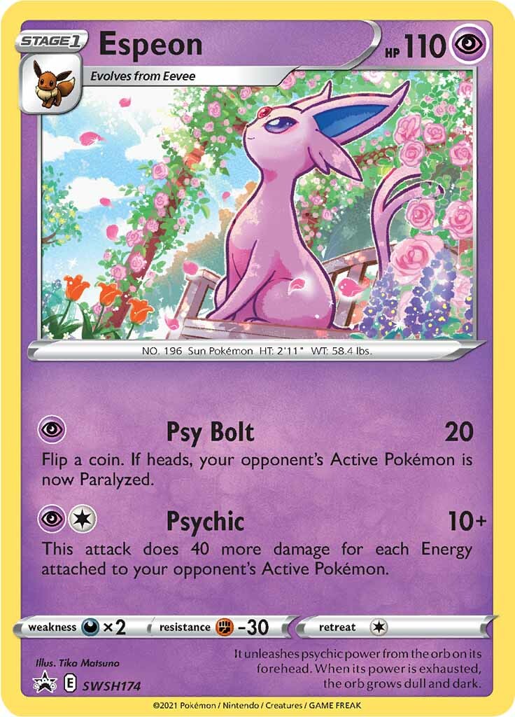 Espeon (SWSH174) [Sword & Shield: Black Star Promos] | Sanctuary Gaming