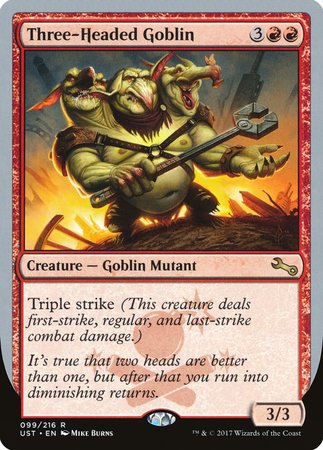 Three-Headed Goblin [Unstable] | Sanctuary Gaming