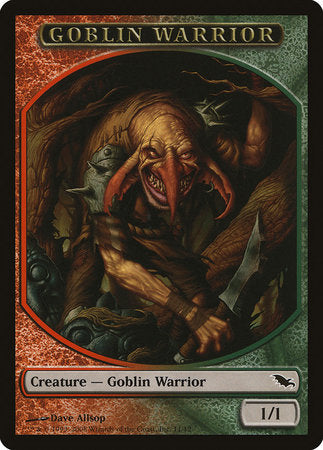 Goblin Warrior Token (Red/Green) [Shadowmoor Tokens] | Sanctuary Gaming