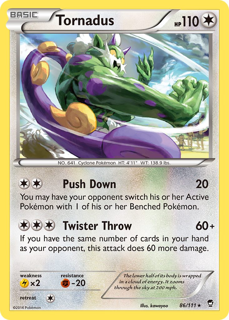 Tornadus (86/111) [XY: Furious Fists] | Sanctuary Gaming