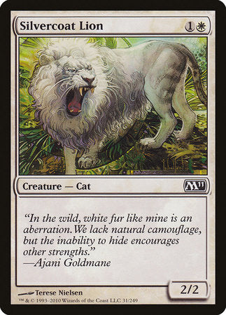 Silvercoat Lion [Magic 2011] | Sanctuary Gaming