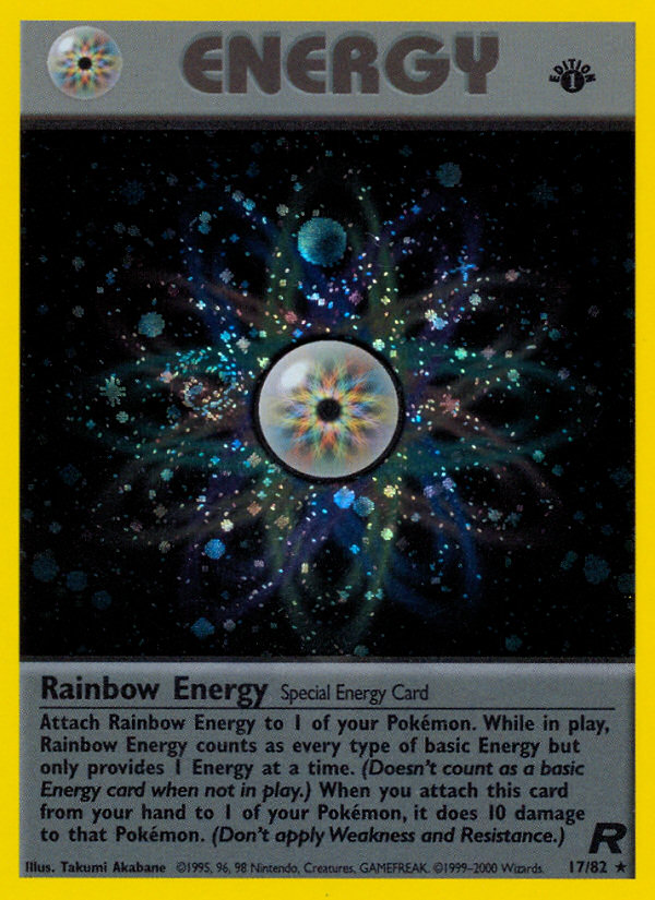 Rainbow Energy (17/82) [Team Rocket 1st Edition] | Sanctuary Gaming