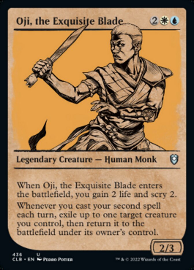 Oji, the Exquisite Blade (Showcase) [Commander Legends: Battle for Baldur's Gate] | Sanctuary Gaming