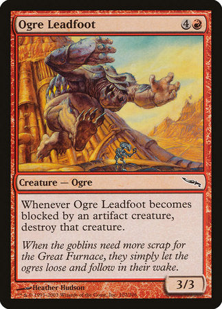 Ogre Leadfoot [Mirrodin] | Sanctuary Gaming