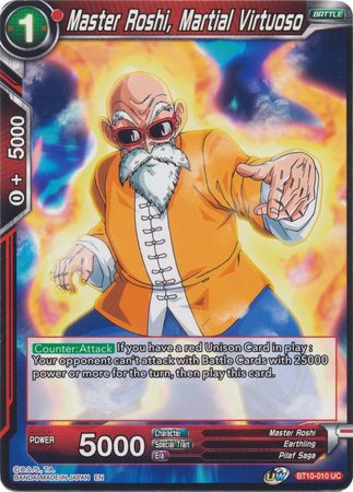 Master Roshi, Martial Virtuoso (BT10-010) [Rise of the Unison Warrior 2nd Edition] | Sanctuary Gaming