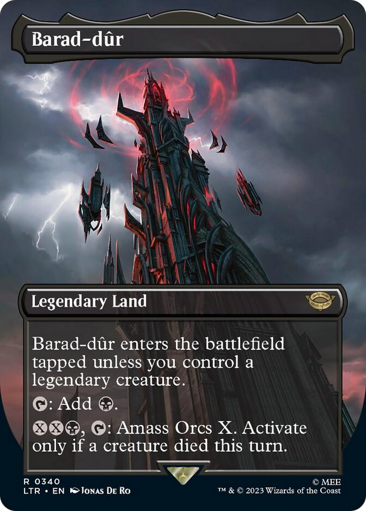 Barad-dur (Borderless Alternate Art) (340) [The Lord of the Rings: Tales of Middle-Earth] | Sanctuary Gaming
