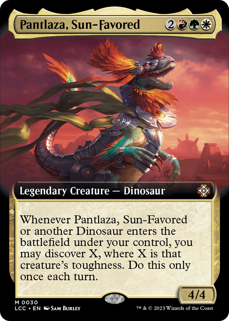 Pantlaza, Sun-Favored (Extended Art) [The Lost Caverns of Ixalan Commander] | Sanctuary Gaming
