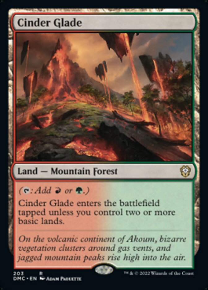 Cinder Glade [Dominaria United Commander] | Sanctuary Gaming