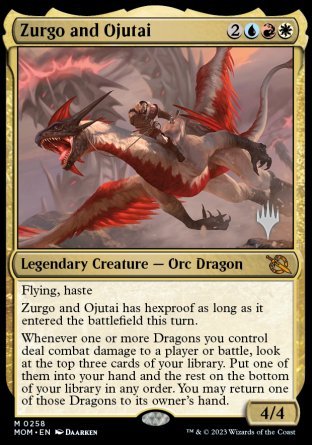 Zurgo and Ojutai (Promo Pack) [March of the Machine Promos] | Sanctuary Gaming