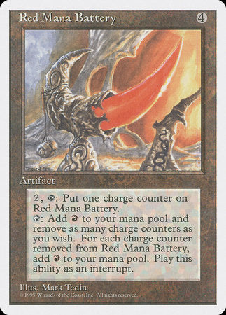 Red Mana Battery [Fourth Edition] | Sanctuary Gaming