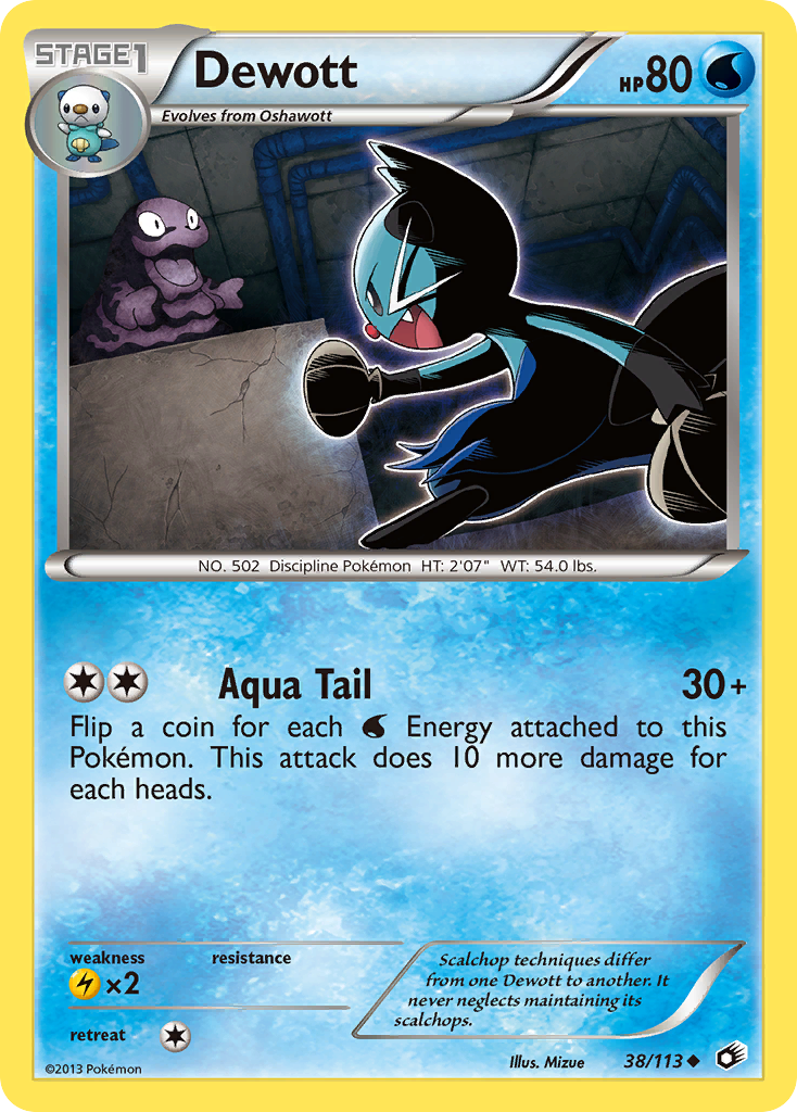 Dewott (38/113) [Black & White: Legendary Treasures] | Sanctuary Gaming