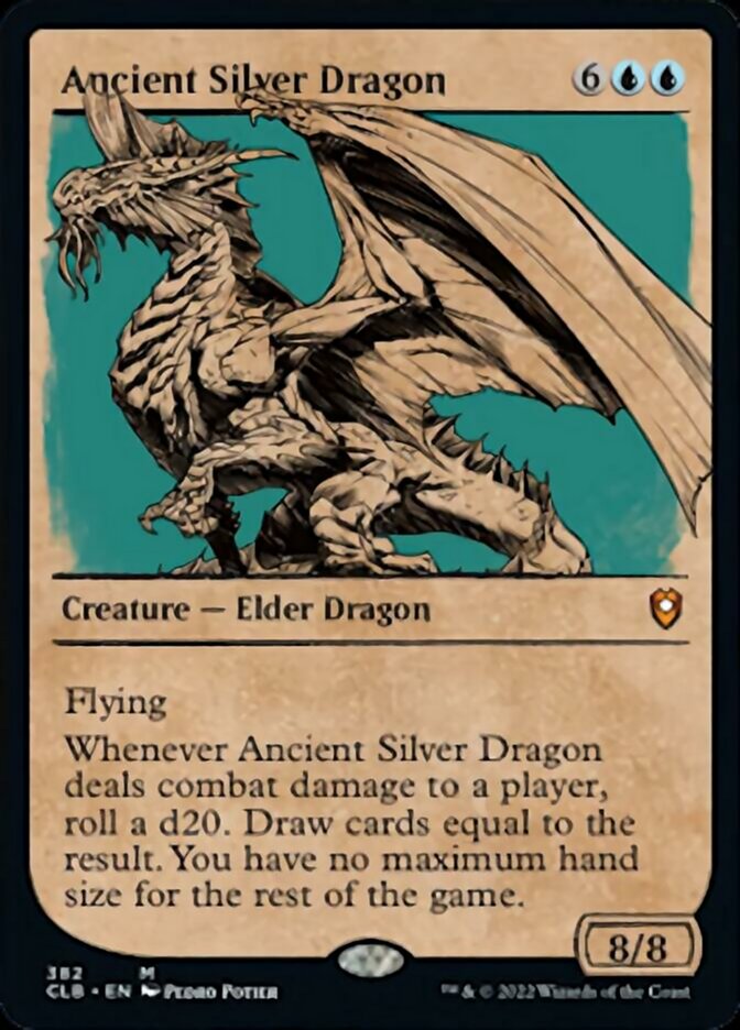 Ancient Silver Dragon (Showcase) [Commander Legends: Battle for Baldur's Gate] | Sanctuary Gaming