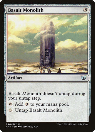 Basalt Monolith [Commander 2015] | Sanctuary Gaming