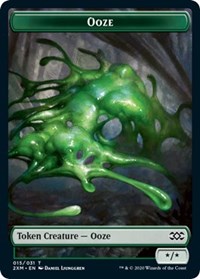 Ooze // Tuktuk the Returned Double-sided Token [Double Masters Tokens] | Sanctuary Gaming