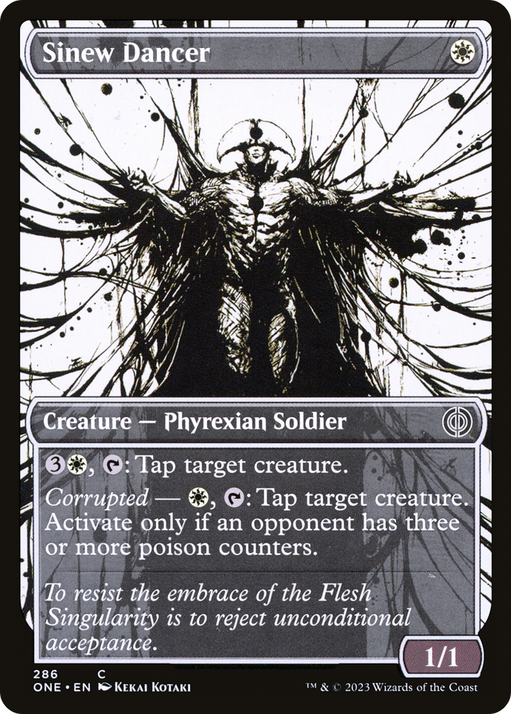 Sinew Dancer (Showcase Ichor) [Phyrexia: All Will Be One] | Sanctuary Gaming