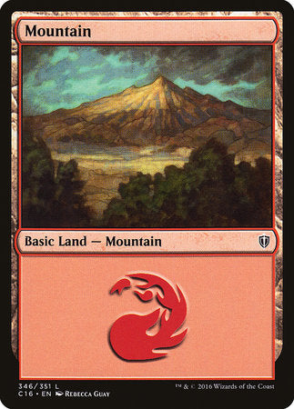 Mountain (346) [Commander 2016] | Sanctuary Gaming