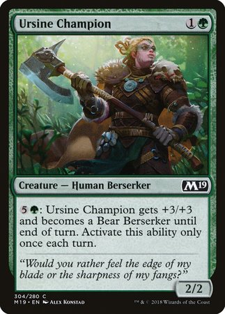 Ursine Champion [Core Set 2019] | Sanctuary Gaming