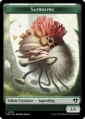 Saproling // Satyr Double-Sided Token [Commander Masters Tokens] | Sanctuary Gaming