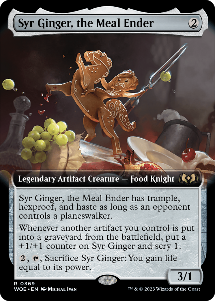 Syr Ginger, the Meal Ender (Extended Art) [Wilds of Eldraine] | Sanctuary Gaming