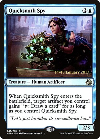 Quicksmith Spy [Aether Revolt Promos] | Sanctuary Gaming