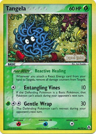 Tangela (44/92) (Stamped) [EX: Legend Maker] | Sanctuary Gaming