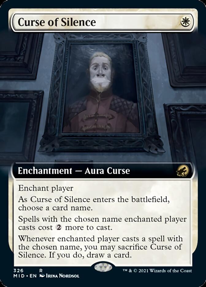 Curse of Silence (Extended) [Innistrad: Midnight Hunt] | Sanctuary Gaming