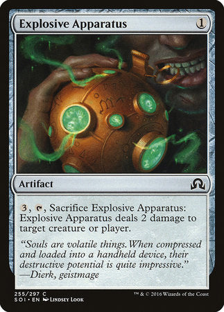 Explosive Apparatus [Shadows over Innistrad] | Sanctuary Gaming