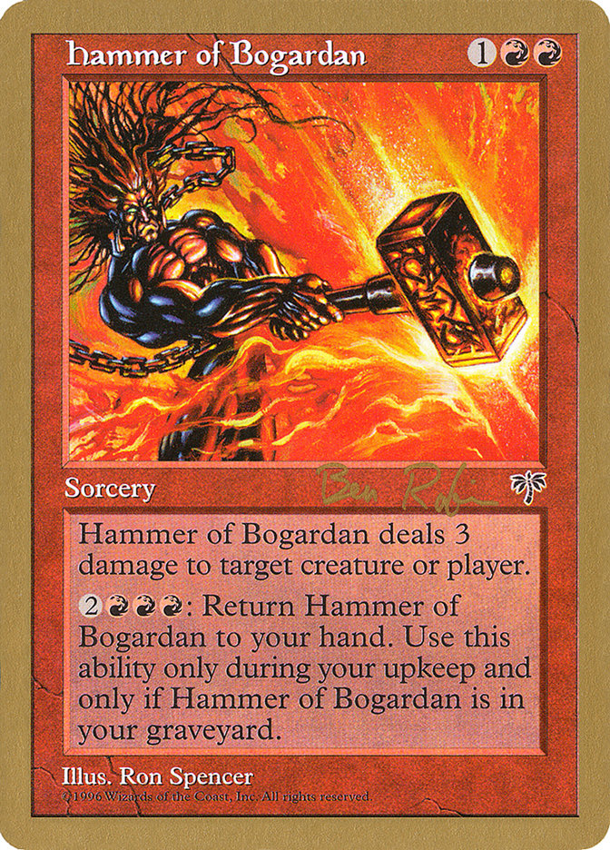 Hammer of Bogardan (Ben Rubin) [World Championship Decks 1998] | Sanctuary Gaming