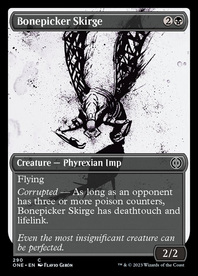 Bonepicker Skirge (Showcase Ichor) [Phyrexia: All Will Be One] | Sanctuary Gaming