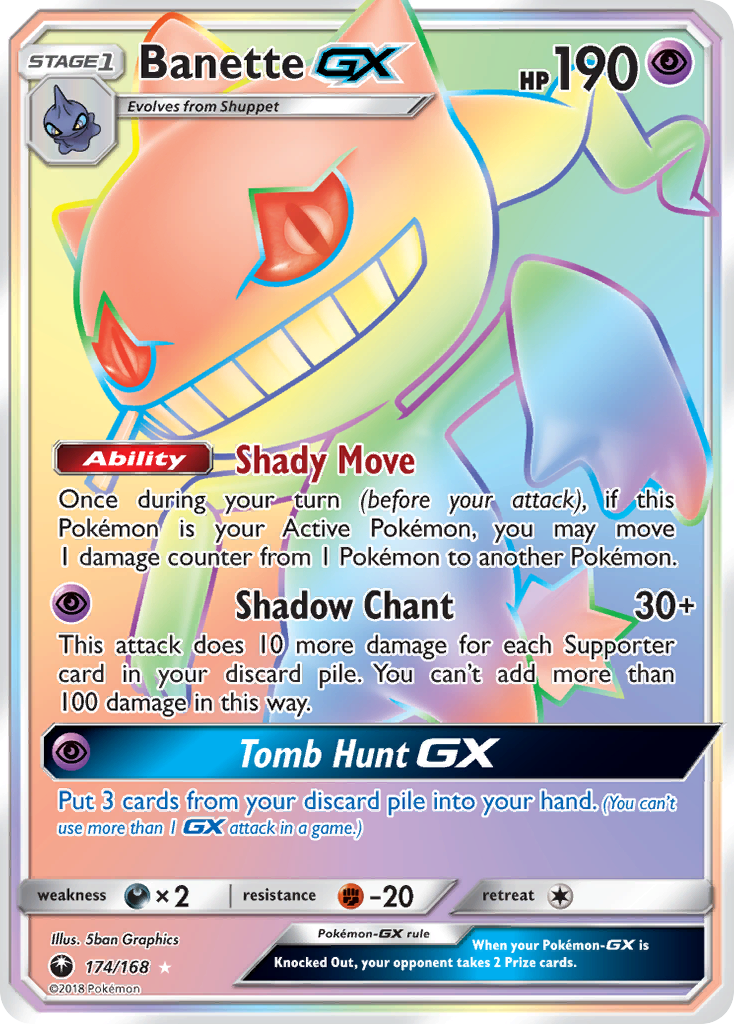 Banette GX (174/168) [Sun & Moon: Celestial Storm] | Sanctuary Gaming