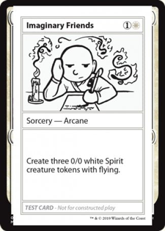 Imaginary Friends (2021 Edition) [Mystery Booster Playtest Cards] | Sanctuary Gaming
